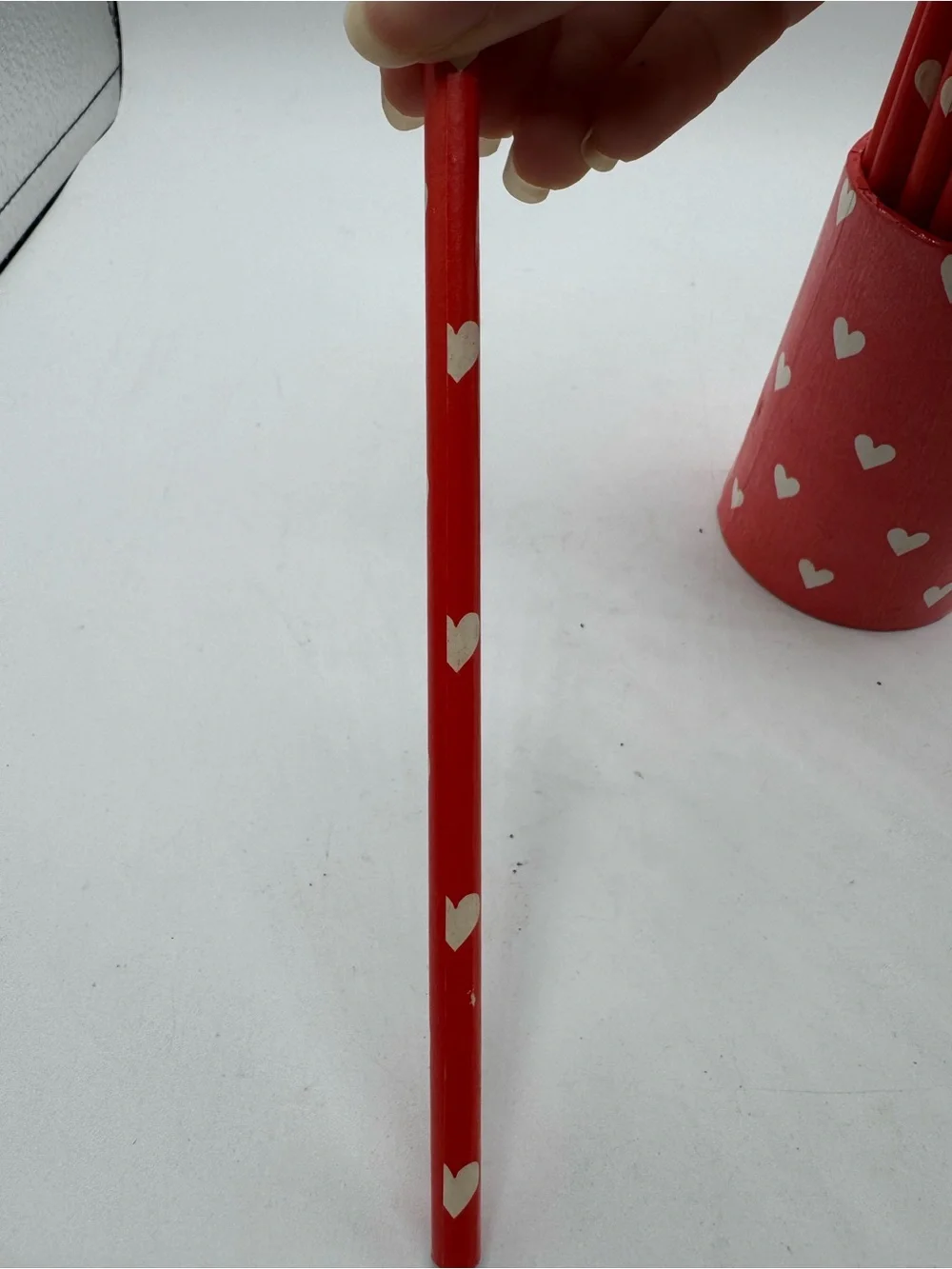 Vintage Lot of Heart Happy Valentines Day Pencils Lillian Vernon
